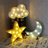 Cloud Star Moon Lighting